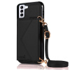 Capa COOL para Samsung G996 Galaxy S21 Plus carteira pendente preta