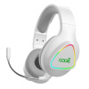 Auscultadores para jogos estéreo sem fio para PC / PS4 / PS5 / Xbox COOL Leopard 7.1 Branco
