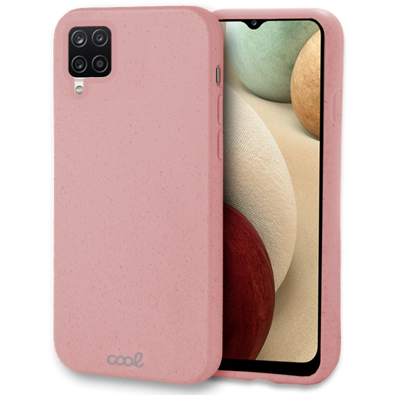 Capa COOL para Samsung A125 Galaxy A12 / M12 Eco Biodegradável Rosa