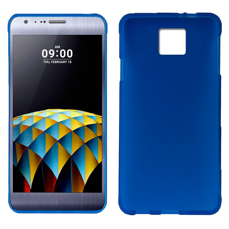 Capa de silicone COOL para LG X Cam (azul)