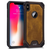 Capa em Tecido Rígido IPhone XS Max Castanho