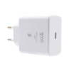 Vermelho Universal Ultra Fast Charger (PD) Type-C COOL (45W) Branco