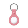 Porta-chaves de proteção COOL compatível com AirTag Silicone Rosa