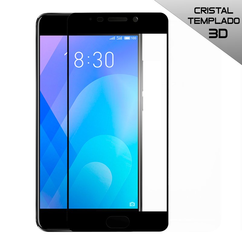 Protetor de tela de vidro temperado Meizu M6 Note (3D) Preto
