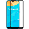 Protetor de tela de vidro temperado COOL para Oppo A15 / A15s (FULL 3D preto)