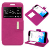 Capa com Cobertura Flip Meizu M5c Smooth Pink