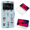 Capa com Cobertura Flip Huawei P20 Pro Cartoon Coffee