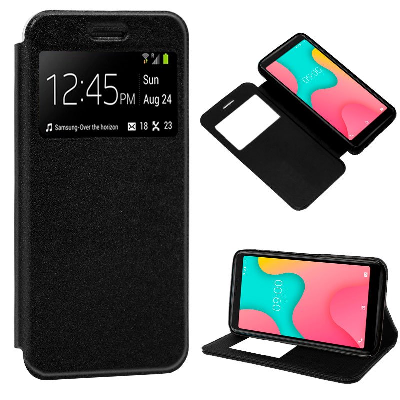 Capa com tampa Wiko Y60 Smooth Black